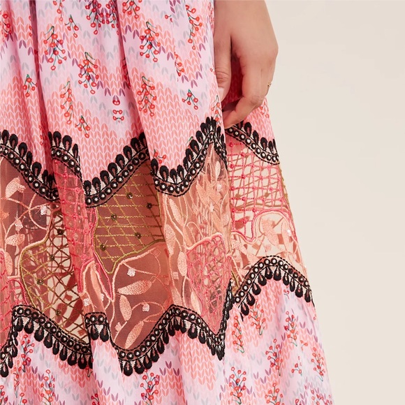 Anthropologie Haylie Lace Maxi Skirt - Picture 5 of 12